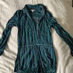 Green Romper From Urban Outfitters